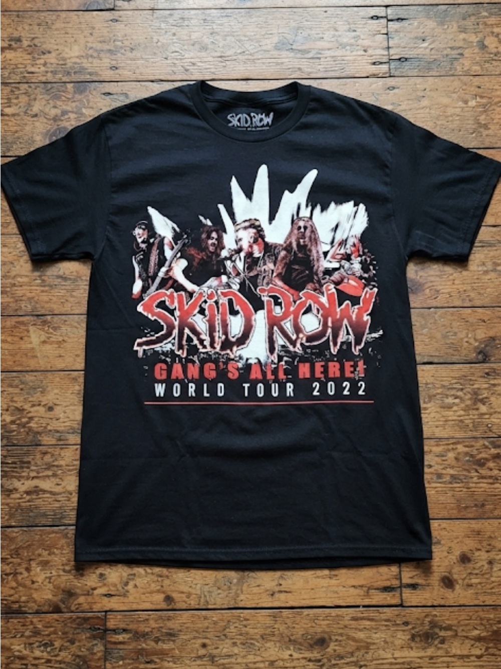 Skid Row Gang’s All Here Tour Shirt Men’s Size Small